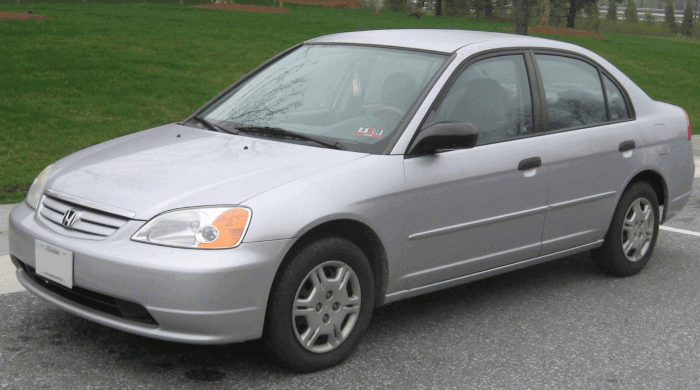 2001 silver honda civic