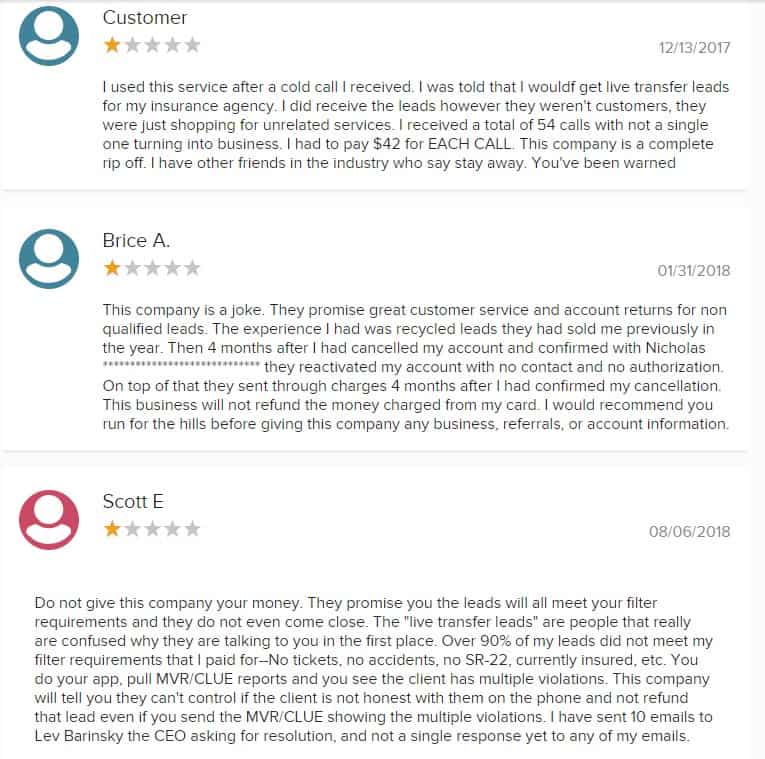SmartFinancial's one-star reviews on BBB