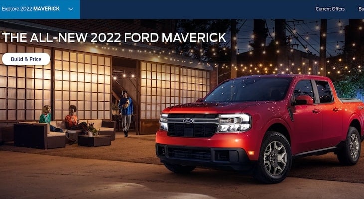 Hybrid pickup truck: 2022 Ford Maverick Hybrid