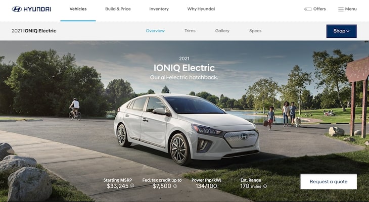 Electric hatchbacks: Hyundai IONIQ Electric