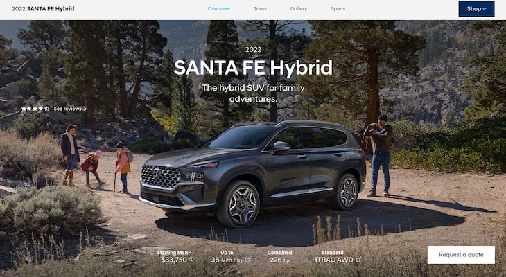 7 seater electric SUV: Hyundai SANTA FE Hybrid