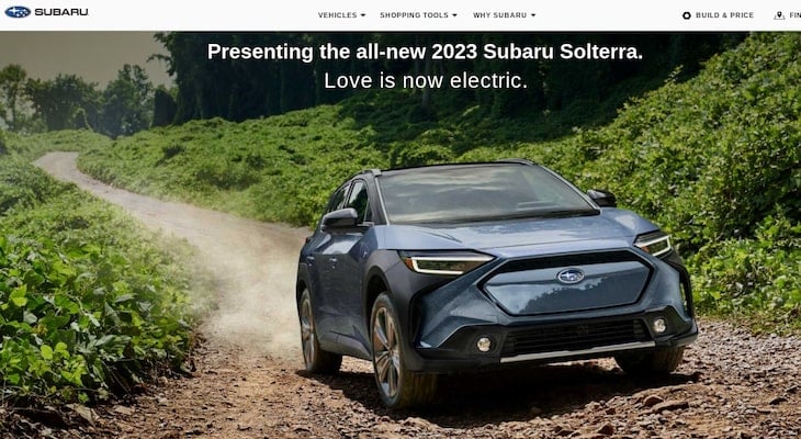2022 electric cars: Subaru Solterra