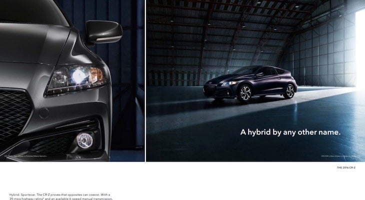 Best hybrid hatchback: 2016 Honda CR-Z