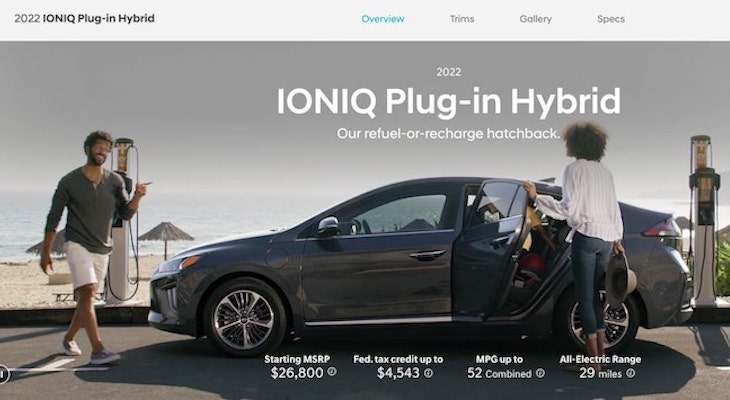 Used Hyundai IONIQ: 2022 Hyundai IONIQ Plug-in Hybrid