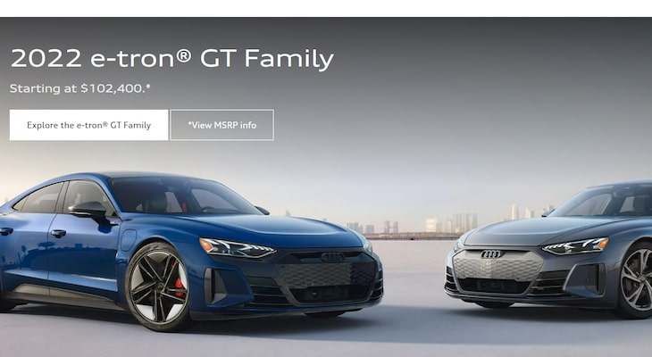 2022 Audi e-tron GT family