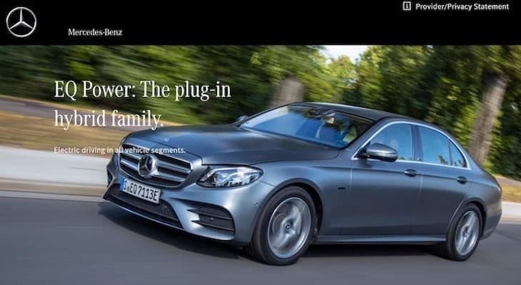Mercedes plug in hybrid: Mercedes Benz EQ Power