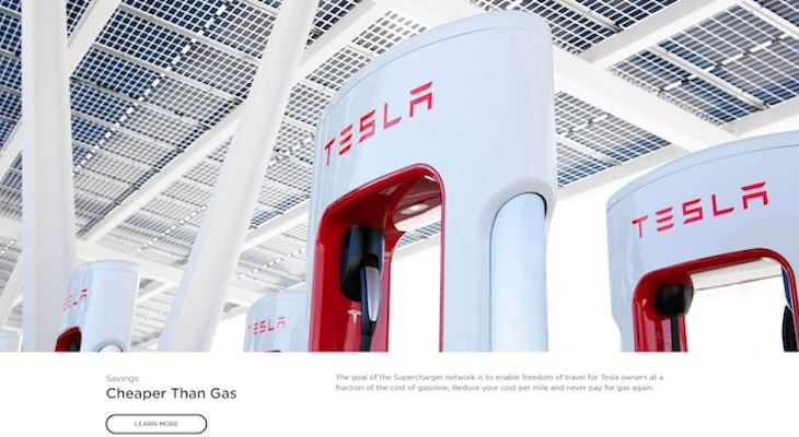 Should I buy a Tesla: Tesla charging station
