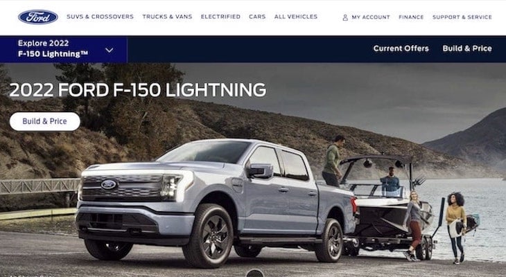 Electric off-road vehicle: Ford F-150 Lightning