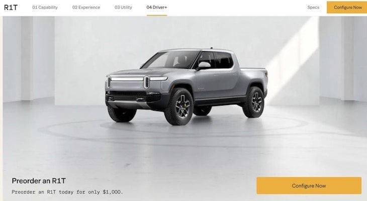 Electric off-road vehicle: Rivian R1T