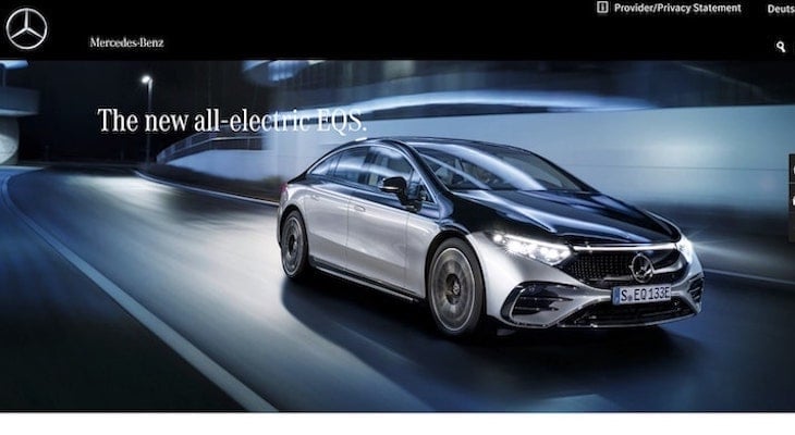 Best electric cars to lease: Mercedes-Benz EQS