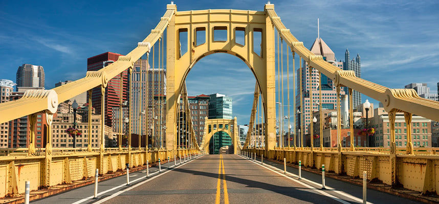 Bridge into Philadelphia