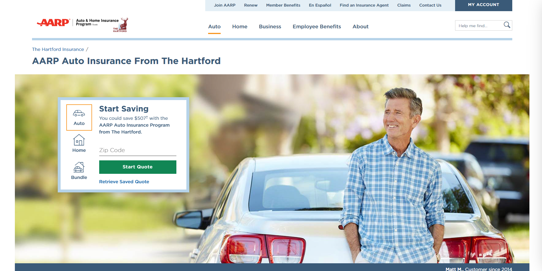 The Hartford home page
