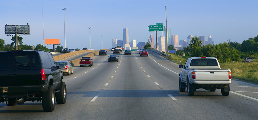 Houston freeway