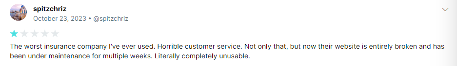 1-star customer review of CONNECT