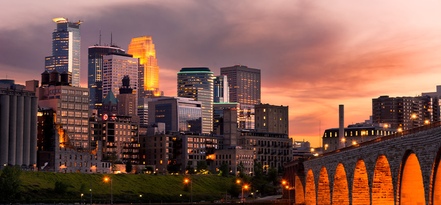 Minnesota skyline 